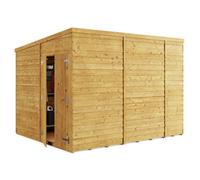 BillyOh Switch Overlap Pent Shed - 10x8 Windowless