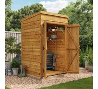 BillyOh Switch Overlap Pent Shed - 4x4 Windowless
