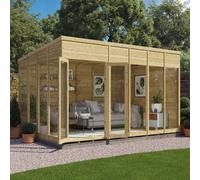 (12x8 - 11mm Thickness) Switch Pent Tongue and Groove Summerhouse