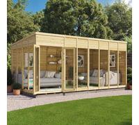 (16x8 - 11mm Thickness) Switch Pent Tongue and Groove Summerhouse