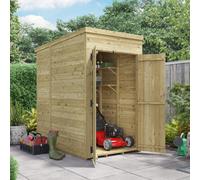 Billyoh Switch Tongue And Groove Pent Wooden Shed - 4X6 Windowless - 11mm Thickness