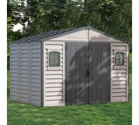 Billyoh Woodbridge Ii Plus Apex Plastic Shed With Foundation Kit - 10X8Ft