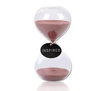 Biloba Puff Sand Timer, Colorful Hourglass Sand Clock, Kitchen Timer - Inspired Glass 3Mins / 5Mins / 30Mins / 60Mins, Home, Office Desk Decor