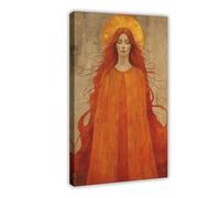 BILQAHT Brigid Art, _The Heart of The Sacred Forge Canvas Poster Bedroom Decor Landscape Office Room Decor Gift 08x12inch(20x30cm)