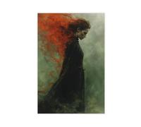 BILQAHT Brigid Celtic Goddess of Fire And Forge Canvas Poster Wall Art Decor Print Picture Paintings for Living Room Bedroom Decoration 12x18inch(30x45cm)