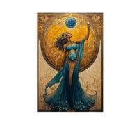 BILQAHT Gaia Goddess Poster, Mother Earth Canvas Poster Wall Art Decor Print Picture Paintings for Living Room Bedroom Decoration 20x30inch(50x75cm)