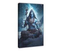 BILQAHT Shiva-Hindu Art-Hindu God Decor (2) Canvas Poster Bedroom Decor Landscape Office Room Decor Gift 16x24inch(40x60cm)