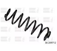 Suspension spring Rear Axle 36-209712 BILSTEIN for VW SKODA
