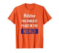 Bilston The Coolest Place in The World T-Shirt, Men, Orange, XX-Large