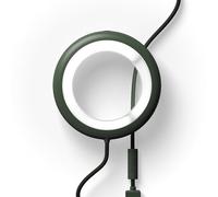 BILY Portable LED Reading Light, Ultra Light Reading Light, with 3 Lighting Modes, USB Plug, Laptop and Smartphone Adapter - Khaki Green