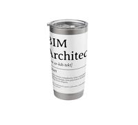 BIM Architect Building Modeling Coordination Definition Stainless Steel Insulated Tumbler