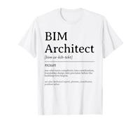 BIM Architect Building Modeling Coordination Definition T-Shirt