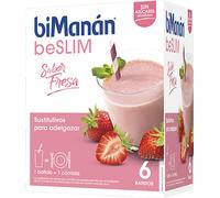 biManán beSlim Strawberry Flavor Smoothie 6 Units