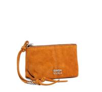 BIMBA Y LOLA amber suede coin purse - Orange One Size