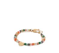 Bimba y Lola beaded heart bracelet - Gold One Size