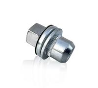 BIMECC Single Alloy Wheel Nut Compatible With Land Rover | Range Rover - M14x1.5 | 22mm HEX | 45mm Thread Length