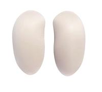 BIMEI 2PS Sponge Padded Thigh Pads Ultra-Thin Edges and Blending Shape Crossdressing Hip Pads (Beige Self-Adhesive, L)