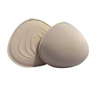 BIMEI A Pair Latex Foam Mastectomy Breast Forms Breast Prosthesis lightweight (Triangle, S)