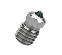 Bimetal Nozzle Advanced Heat Resistant Hardened Steel Nozzle 0.2/0.4/0.6/0.8mm ABS and Other Filament Types