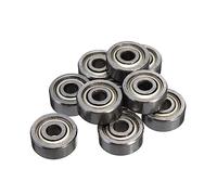 Bimetal Seal Shield Micro deep Groove Bearing 10pcs 623ZZ 3x10x4mm ABEC-5 Double Shielded Miniature Carbon Steel Shafts Ball Bearings