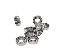 Bimetal Seal Shield Micro deep Groove Bearing 10pcs MR52ZZ MR63ZZ MR74ZZ MR85ZZ MR106 MR117 MR128 MR155ZZ Miniature Bearing Metal Sealed Chrome Steel Parts(MR117ZZ 7x11x3mm)