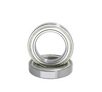 Bimetal Seal Shield Micro deep Groove Bearing 1pcs Deep Ball 6800 6801 6802 6803 6804 6805 6806 6807 6808ZZ(6800-ZZ 10X19X5)
