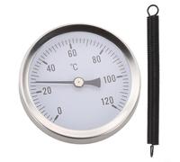 Bimetall Thermometer for Precision Measurements Ranging from 0 to 120 Degrees Celsius in Various Settings