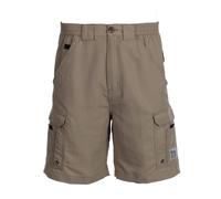 Bimini Bay Outfitters LTD Boca Grande II Men's Fishing Short Featuring BloodGuard, Khaki, 40