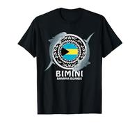 Bimini Tiger Shark Bahamas Flag Value Graphic T-Shirt