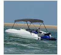 Bimini Top Anthracite 183x180x137 cm 600D Polyester PU Alu 2-Bow Canopy UVproof