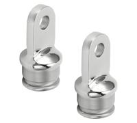 Bimini Top Cap External Eye End 1" Marine Hardware 2 Pcs