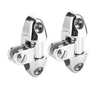 Bimini Top Deck Hinge Boat Bimini Top Deck Hinge Swivel Mount 316 Stainless Steel 2pcs Hardware Marine Hinges Marine Hinges Repair Plate Accessory Fitting