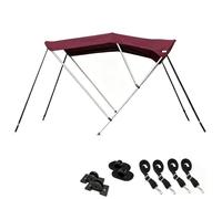 Bimini Top for Boats, 900D Oxford Fabric, Aluminum Frame, Includes 4 Straps and Storage Boot, Adjustable Size for 150-170cm (59-67in) Functionality