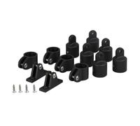 Bimini Top Hardware Set, Boat Fitting Kit, Jaw Slide Cap, Marine Straps | Bimini Top Hardware Fitting Set, Complete Marine Canopy Kit, Secure Deck Fastening, Boat Water Travel, Lake River Safety