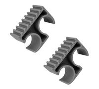 Bimini Top Pole Clips Holder Bimini Top Hardware for 7/8-inch Bimini Top Support Poles, Bimini Pole Clips Bimini Top Clips for Anti Rattle Bimini Brace Security Boat Accessories, Grey - 4 Pcs