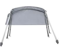 Bimini Tops for Boats Fit for Intex Excursion 5 & 4, Mariner 4 & 3, Seahawk 2, 3 & 4, and Challenger 3, 5'3" x 4'1 x 4'1", Gray, Boat Sun Umbrella Shade Canopy Cover 5-Year Replacement (Only Top)