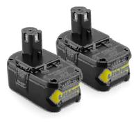 Bimirth [2 Packs] 18v 5.0ah Li-ion Replacement For Ryobi 18v One P108 P107 P104 P105 P102 P103 Cord[hs]