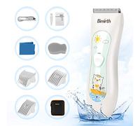 Bimirth Baby Hair Clipper - Hair Trimmer for Kids and Toddlers - Waterproof, Rechargeable, Cordless Hair Cutting Machine for Children (with Bag)