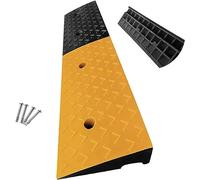 bimiti 5" Rise Rubber Kerb Ramp, 13cm Height Heavy Duty Curb Ramp, Large Load Capacity Threshold Ramp, Curb Ramps for Driveway Sidewalk Car Loading Dock Bike Motorcycle Wheelchair, 100 x 30 x 13cm