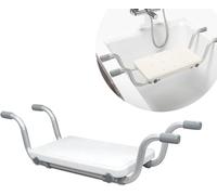 bimiti Suspended Bath Seat 72-82 cm Adjustable Non-Slip Suspended Bath Bench Lightweight Telescoping Bathtub Stool Shower Bath Seats for Adults Elderly Disabled Injured