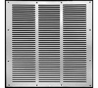 bimiti Ventilation Grille Aluminium Alloy 600 x 600 mm Galvanised Exhaust Grille Insect Protection Weather Grille Exhaust Air Supply Grille for Side Wall and Ceiling Door Ventilation Grille