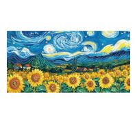 Bimkole Large Special Shape Diamond Art Kits for Adults Sunflower, 5D DIY Full Drill Rhinestone Embroidery Set Paint with Diamonds Art Flowers by Number Kits Cross Stitch Home Wall Decor 30×60 cm