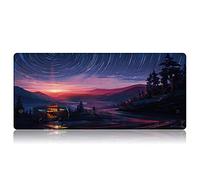 Bimormat Personalized Gaming Mouse Mat,Extended Large Mouse Pad 35.4" x 15.7",Laptop Desk Mat,Thick Enough for Maintaining Excellent Speed and Control,Non-slip Rubber Base (90x40 B33fengjing)