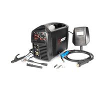 Bimson IGBT DC MMA MIG MAG Inverter Welder 200A - 3-in-1 Multi-Process Gas & Gasless Welder Machine, Portable 230V MIG Welders 240V with Euro Torch - DIY, Workshop & Professional Welding