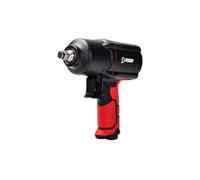 Bimson Power 1/2" Twin Hammer Air Impact Wrench - 1350Nm High Torque, Lightweight 2kg Design, Quiet Operation, Friction Ring Retainer - Ideal for Automotive, Workshop & Garage Use
