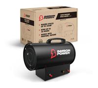 Bimson Power 15kW Propane Gas Heater, 51,000 BTU Portable Space Heater | Adjustable Thermostat 7-15kW Heat Output for Garage, Workshop, Greenhouse, Shed or Outdoor, Spark Ignition, 3 Year Warranty