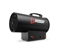 Bimson Power 30kW Propane Gas Space Heater, 102,000 BTU/hr, Industrial Portable Heater for Workshop, Garage, Warehouse, Greenhouse & Outdoor Use, Adjustable Thermostat, Low Emissions, 3 Year Warranty