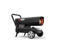Bimson Power 37kW Diesel/Kerosene Space Heater, 125,000 BTU Industrial Portable Heater for Workshop, Garage, Shed, Greenhouse & Outdoor Heating, Large Fuel Tank, Adjustable Thermostat, 3 Year Warranty