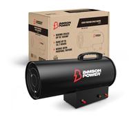 Bimson Power 50kW Propane Gas Heater, 170,000 BTU Portable Space Heater | Adjustable Thermostat 17-50kW Heat Output for Garage, Workshop, Greenhouse, Shed or Outdoor, Spark Ignition, 3 Year Warranty