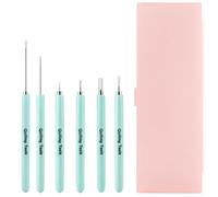 BIMUYI Multiple Paper Quiling Pen, Quilling Slotted Tools with Storage Box, Paper Rolling Needle Kit, Set of 6